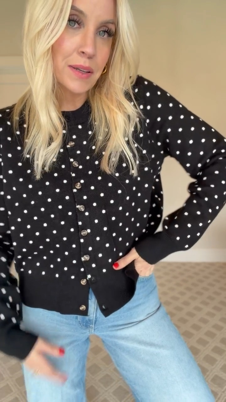 This sweater from Amazon is so good! I love polka dots! 

#LTKFindsUnder100 #LTKGiftGuide #LTKFindsUnder50
