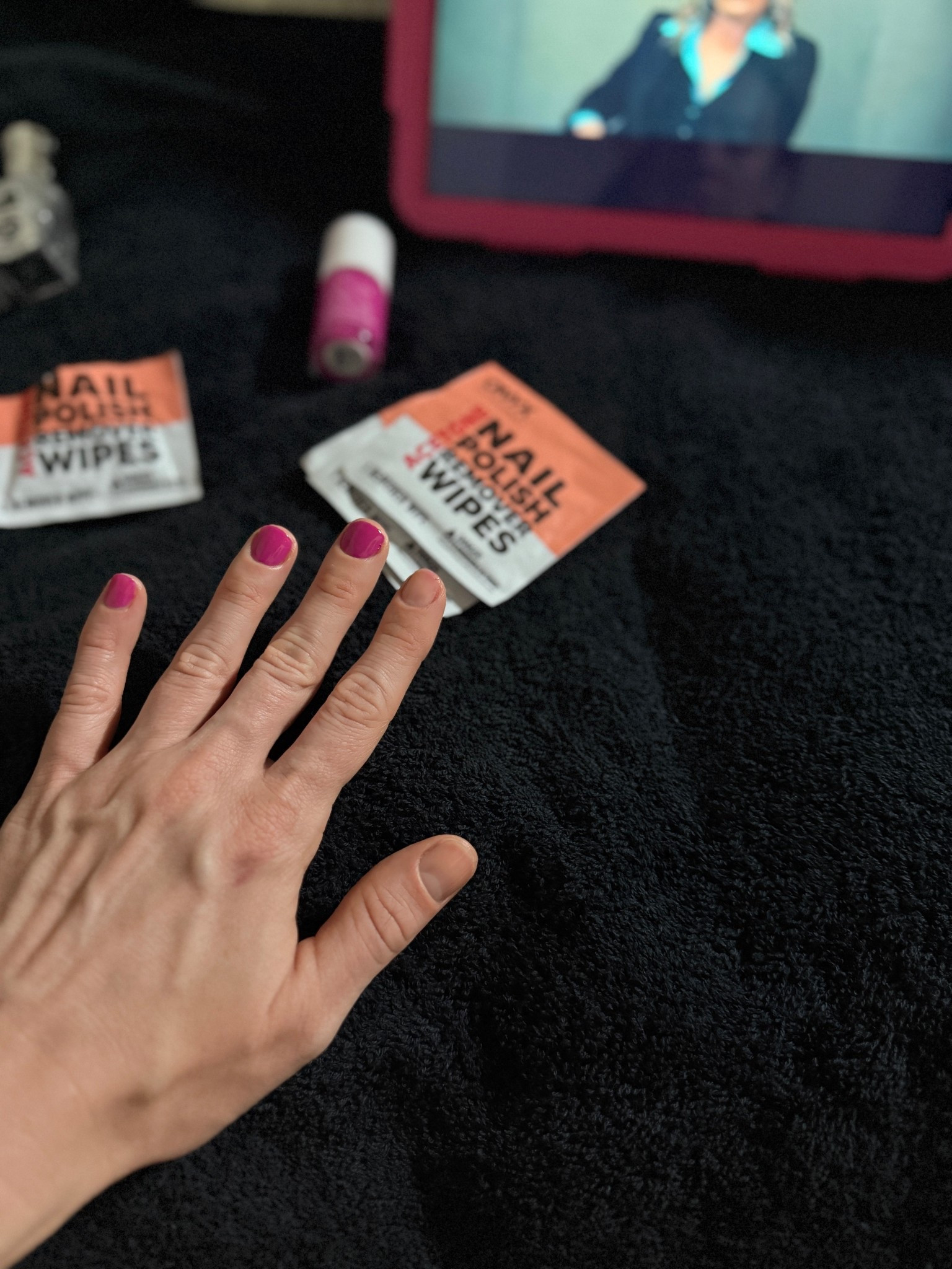 Nail polish wipes!! #travelhack #nailpolish Loving this Olive & June polish!

#LTKTravel