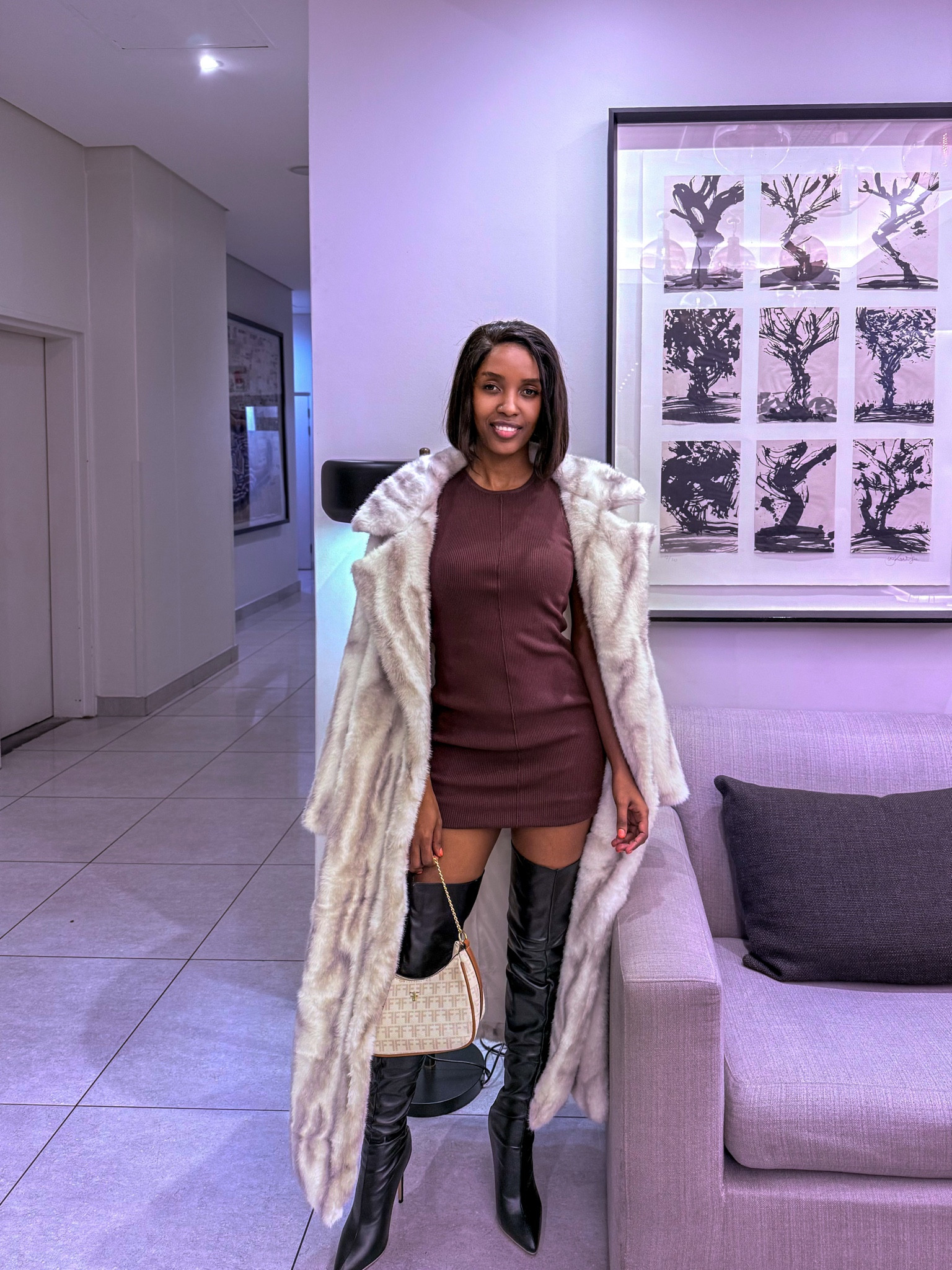 My recent date night outfits; a fitted dress,thigh high boots ,a fur coat to keep the cold away and for adding light to the outfit with a shoulder bag to complete the look. Loved this look 🤭


#LTKdayinmylife #LTKgrwm #LTKootd
