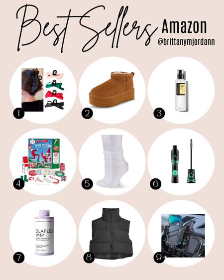 Last weeks best sellers on Amazon!

Bow hair clips, Ugg slippers. Face oil. Elf on the shelf. Slouch socks. Lash princess. Olaplex. Black puffer vest. Phone car mount

Gift for her. Gift ideas. Holiday accessories 

#LTKGiftGuide #LTKfindsunder100 #LTKHoliday