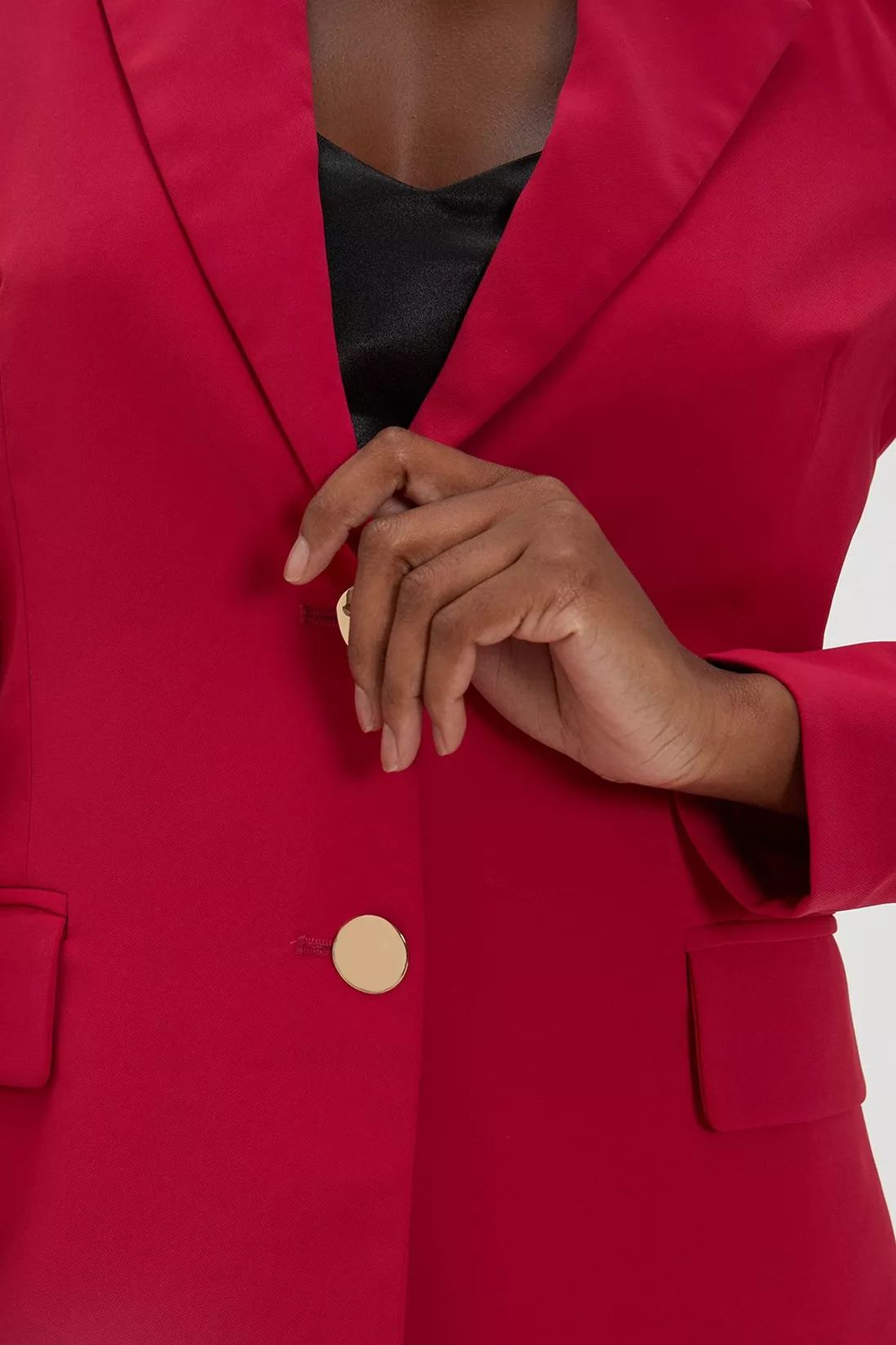 Jackets & Coats | Button Detail Single Breasted Blazer | Wallis | Wallis UK