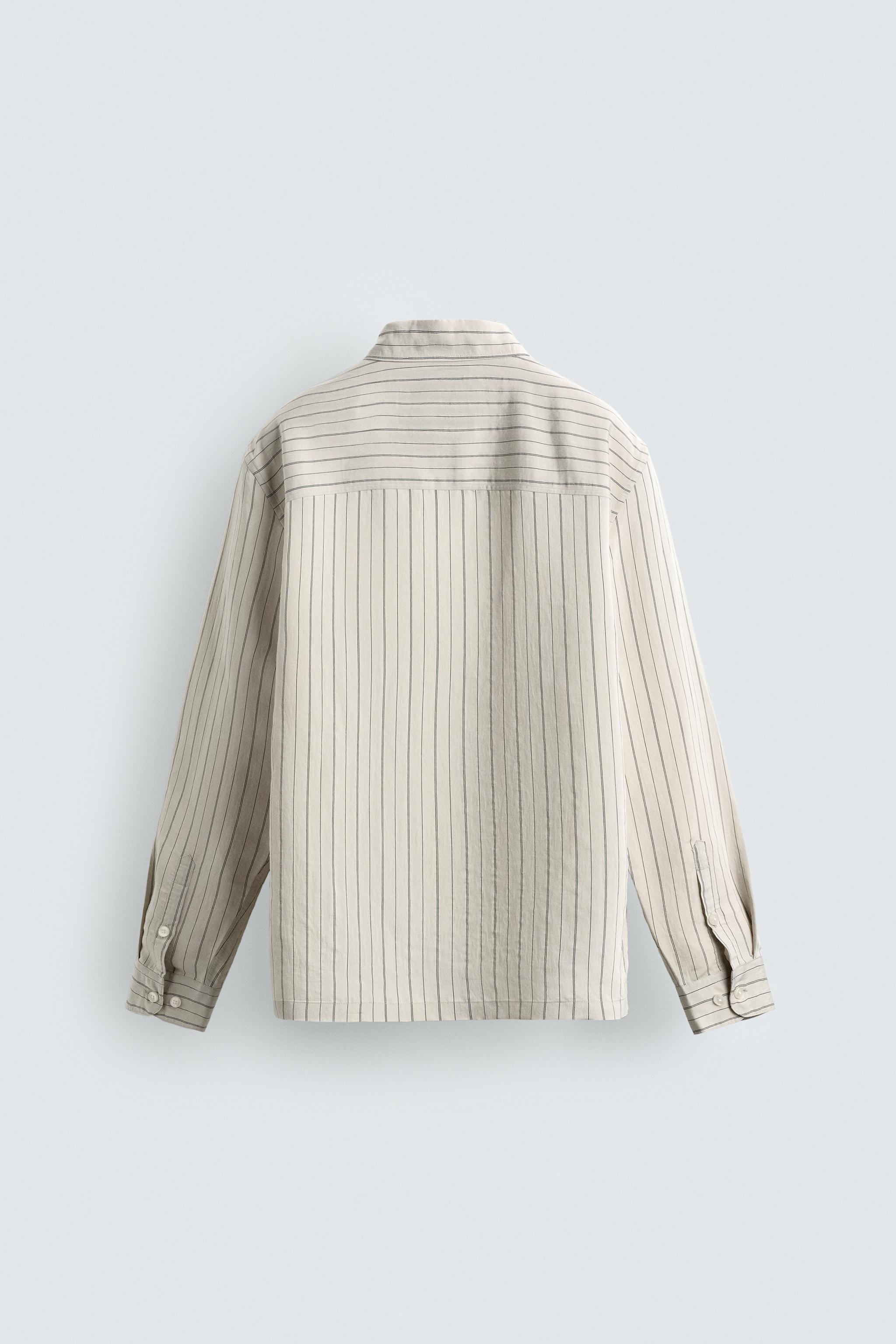 STRIPED FLOWING SHIRT | Zara IT
