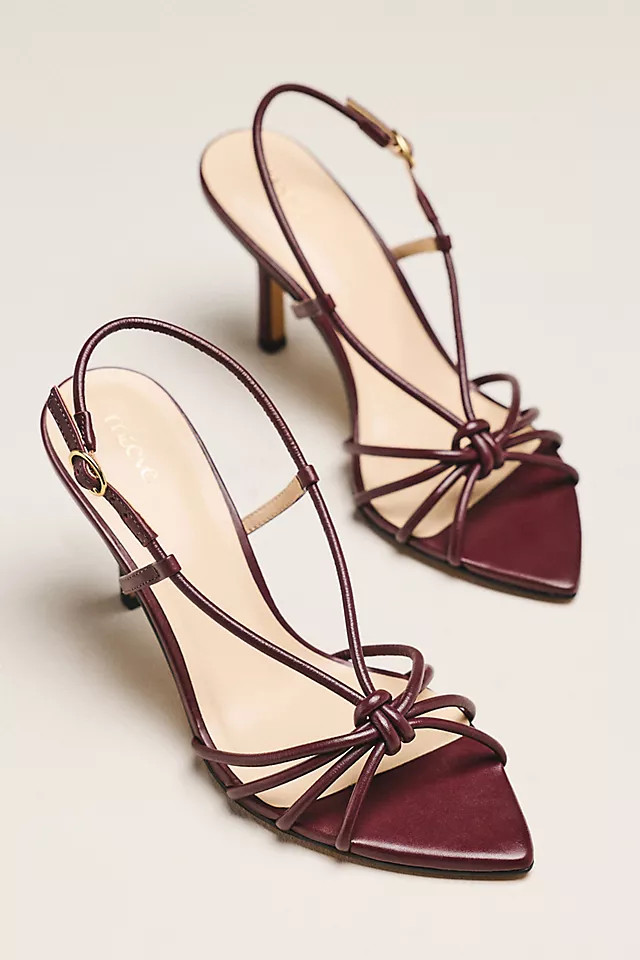 Aleah Strappy Pointed-Toe Heels | Anthropologie (US)