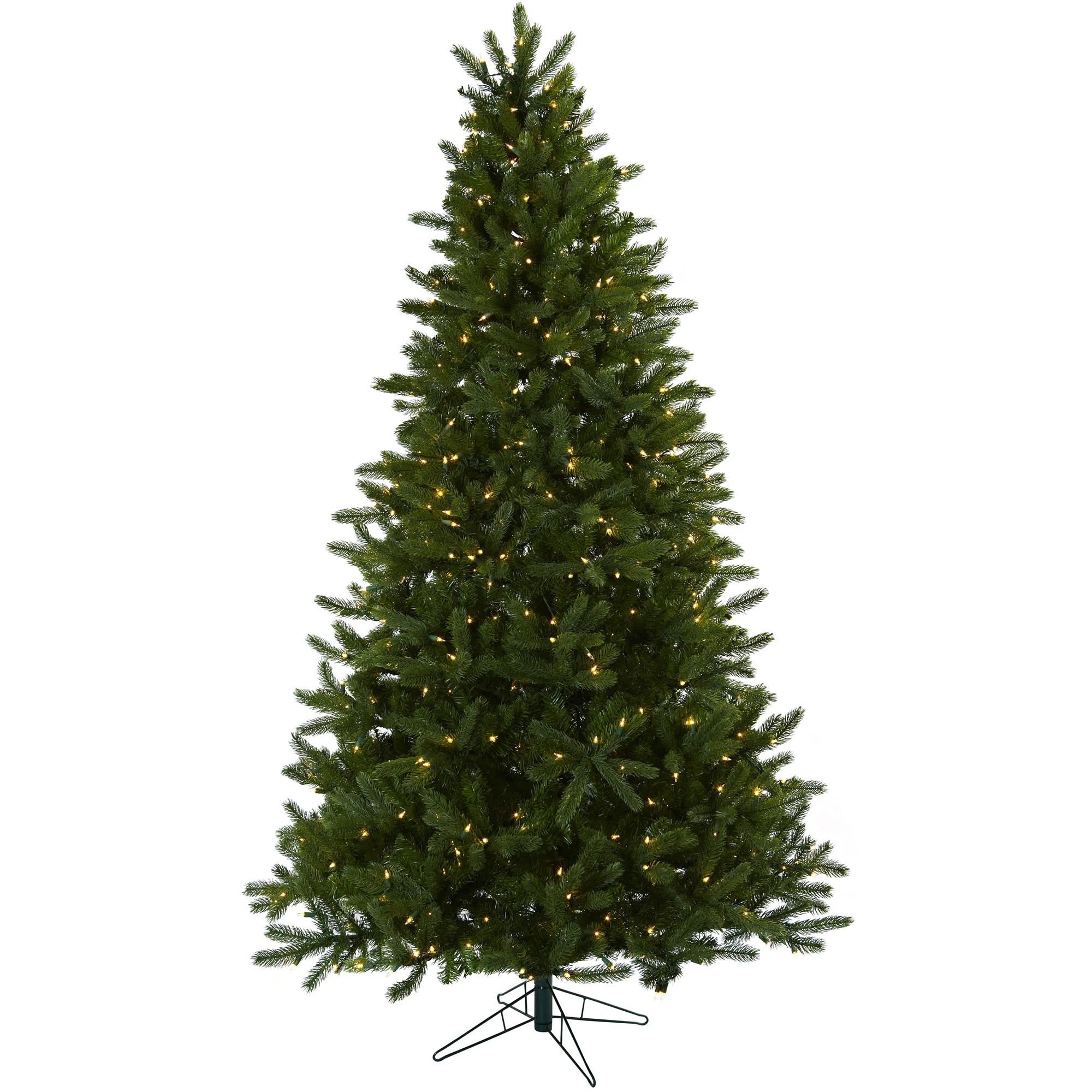 Nearly Natural 7.5-ft Douglas Fir Pre-lit Artificial Christmas Tree with White Incandescent Lights | 5376 | Lowe's