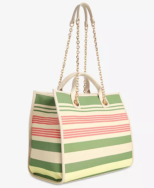On 34th Maxxii Stripe Tote, Macy's Exclusive - Macy's | Macy's