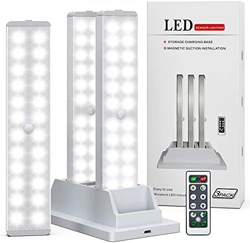 Lightbiz LED Closet Light With Charging Station, 24-LED Dimmer Motion Sensor Under Cabinet Light Wir | Amazon (US)