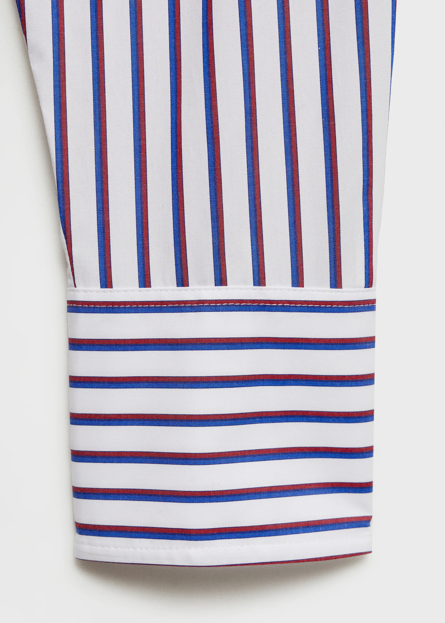 Striped cropped shirt - Women | MANGO USA | Mango (US/MX/AU)