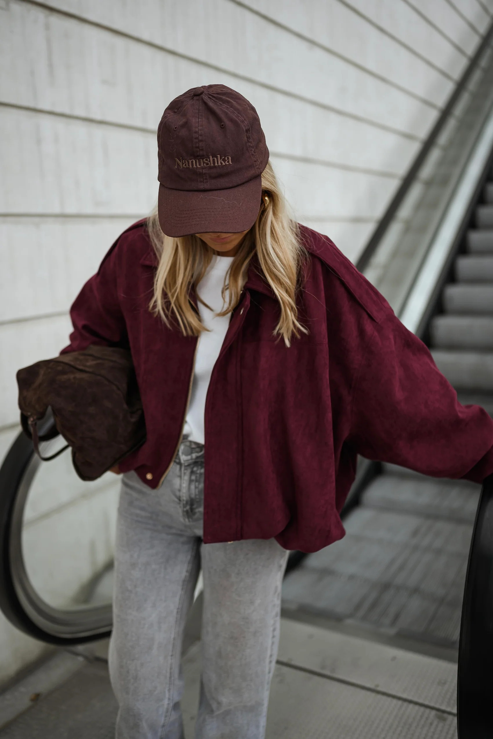 Burgundy Dave Jacket | Easy Clothes