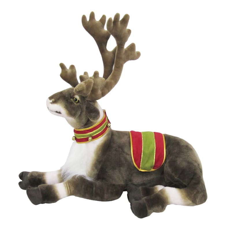 Classic Christmas Plush Reindeer, 28" | At Home