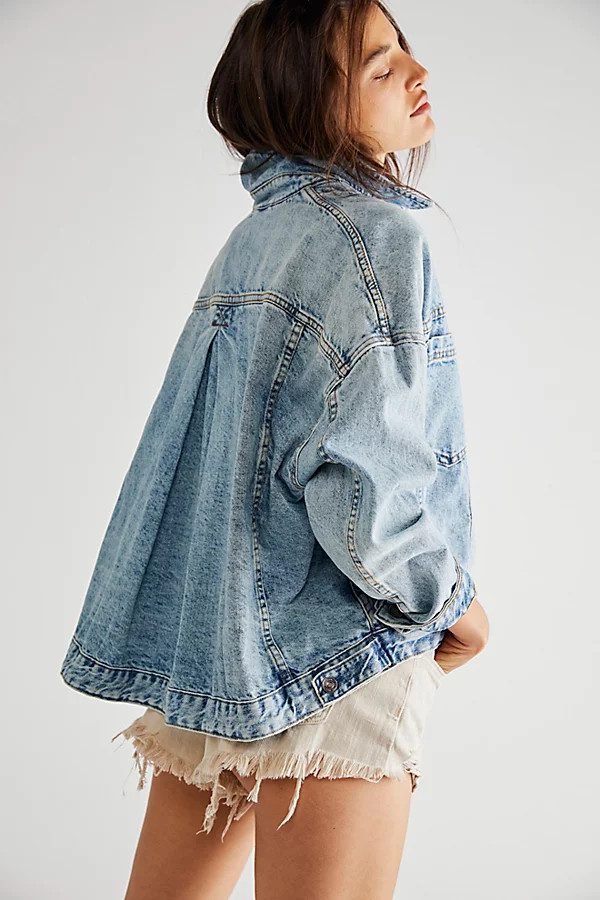 Opal Swing Denim Jacket by We The Free at Free People, Ocean Night, S | Free People (Global - UK&FR Excluded)