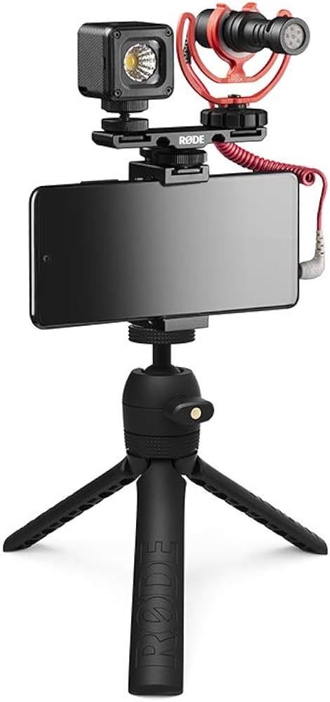 Rode VideoMicro Vlogger Kit for Mobile Phones (3.5mm connection), Black | Amazon (US)
