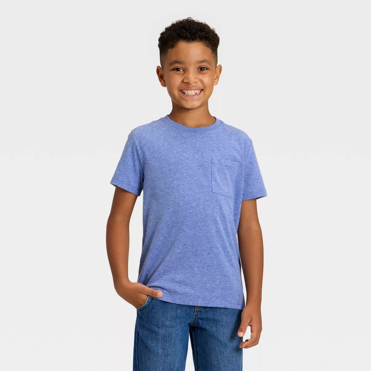 Boys' Short Sleeve Pocket T-Shirt - Cat & Jack™ | Target