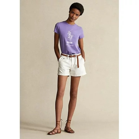 Ralph Lauren WARM WHITE Women s Cotton Chino Short US 10 | Walmart (US)