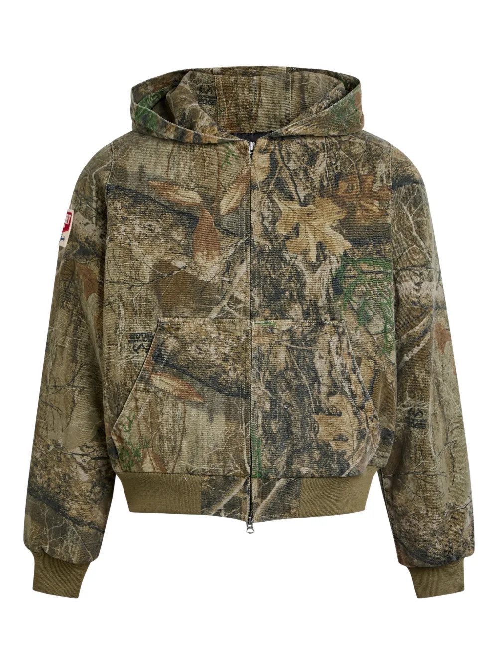 Cherry LA hooded camouflage bomber jacket - Brown | Farfetch Global