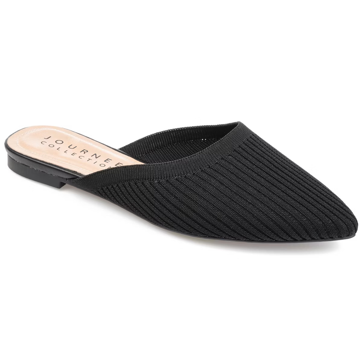 Journee Collection Womens Aniee Slip On Almond Toe Mule Flats | Target