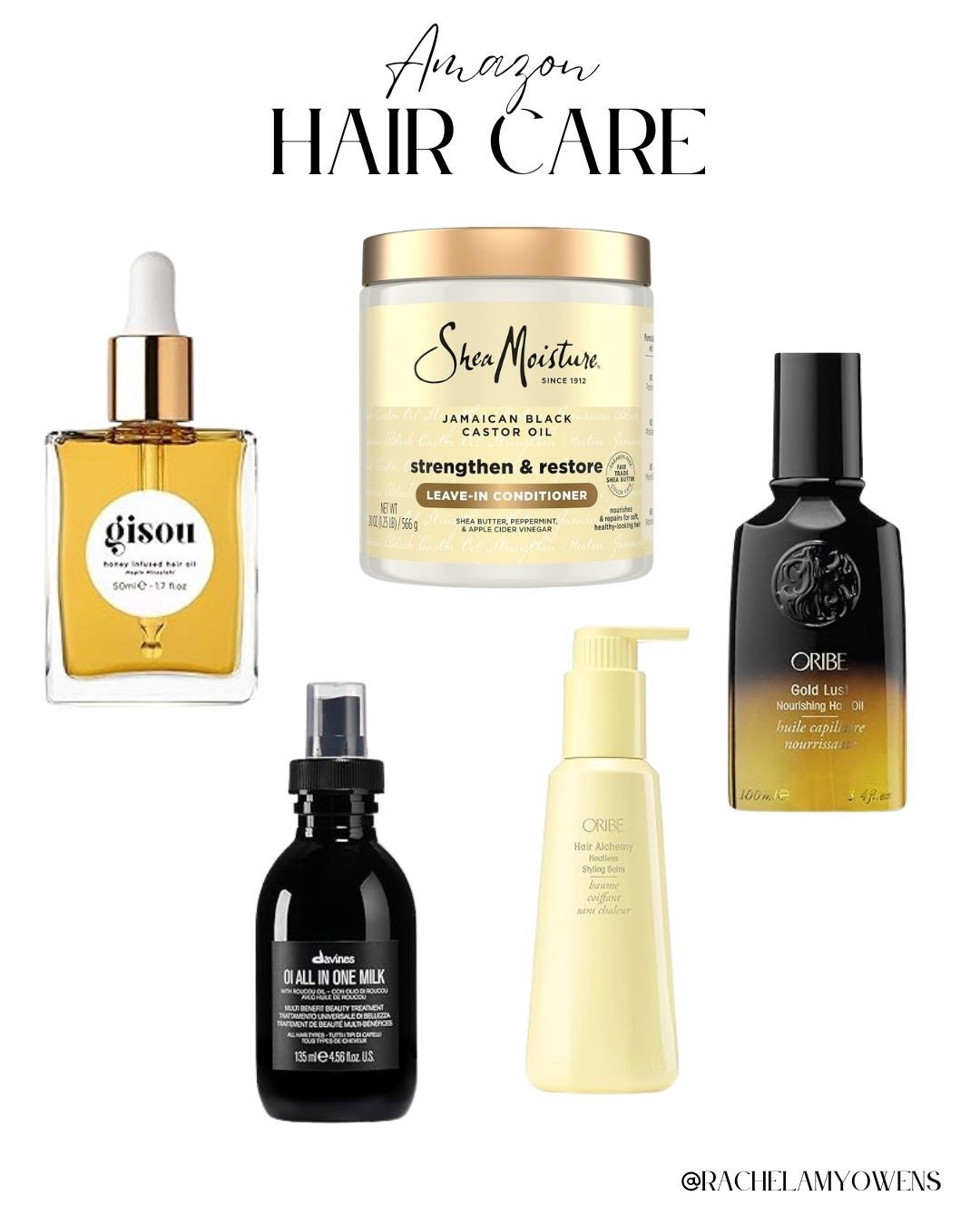 Amazon Hair Care Favorites ✨

I am obsessed with these hair care essentials for maintaining healthy, shiny locks! From the luxury of Oribe and Gisou honey-infused oil to the deep restoration of SheaMoisture, these are total game-changers. 🍯

Whether you need a heat protectant or a nourishing leave-in, this lineup has you covered. I love how these products work together to transform dull hair into a salon-worthy finish. 💇‍♀️

#AmazonHair #HairCareRoutine #Gisou #Oribe #HealthyHair #BeautyMustHaves

#LTKselfcare #LTKBeauty #LTKmorningroutine
