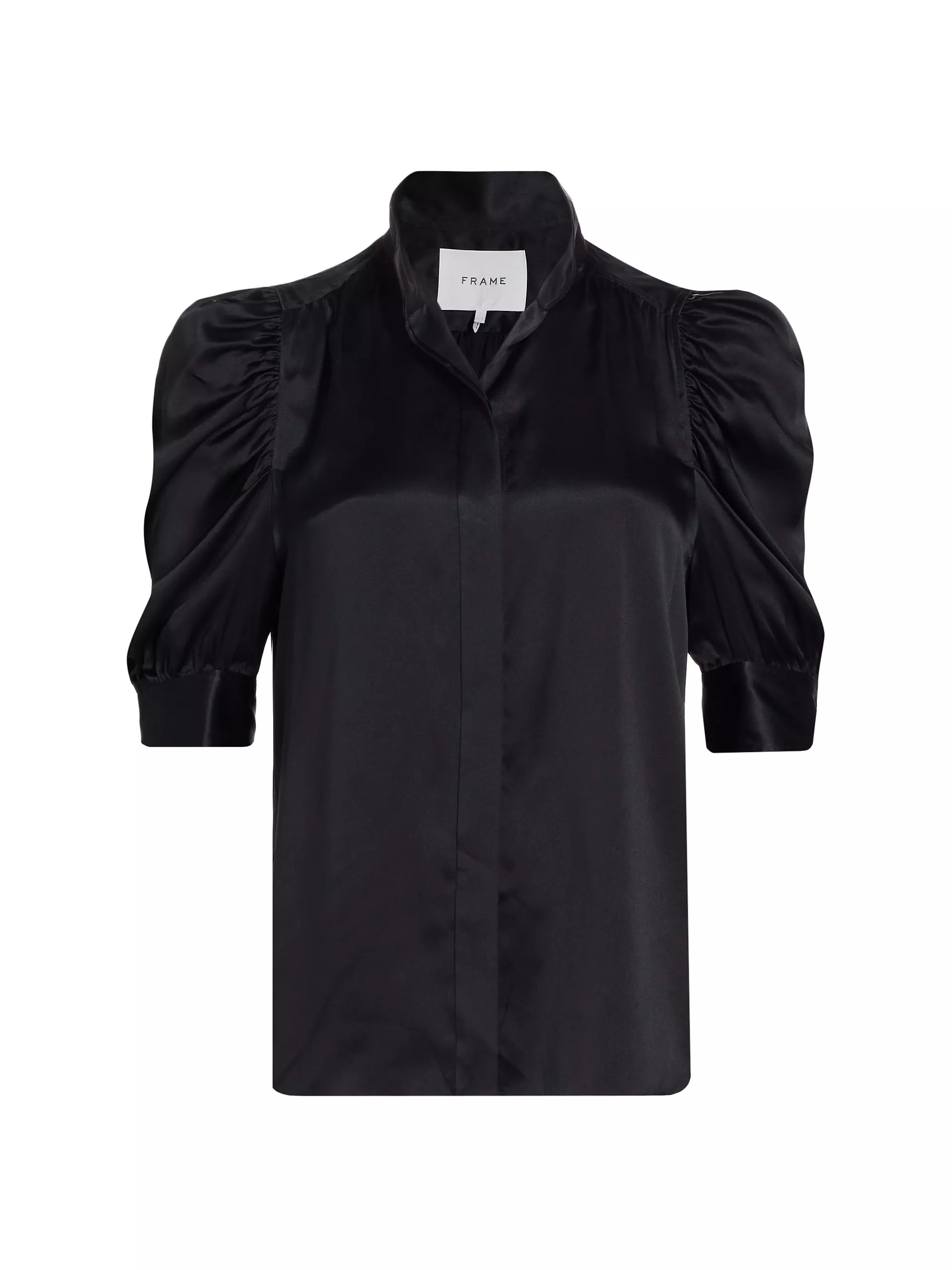 Gillian Ruched Silk Top | Saks Fifth Avenue