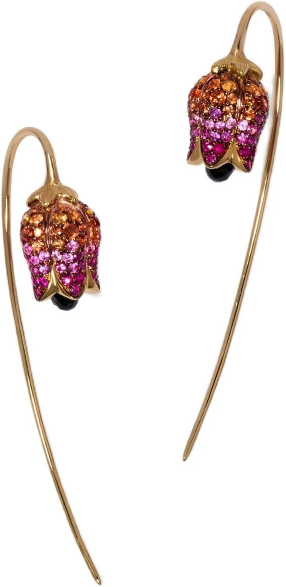 Amazon.com: Annoushka, Tulips French Hook Earring 18k, Sapphire : Clothing, Shoes & Jewelry | Amazon (US)