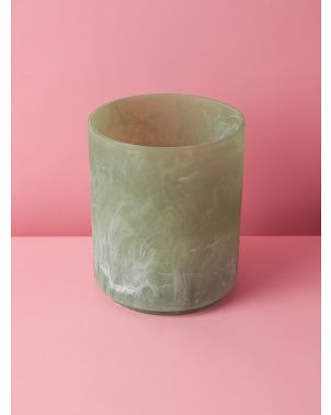 8x10 Resin Marble Trash Can | HomeGoods