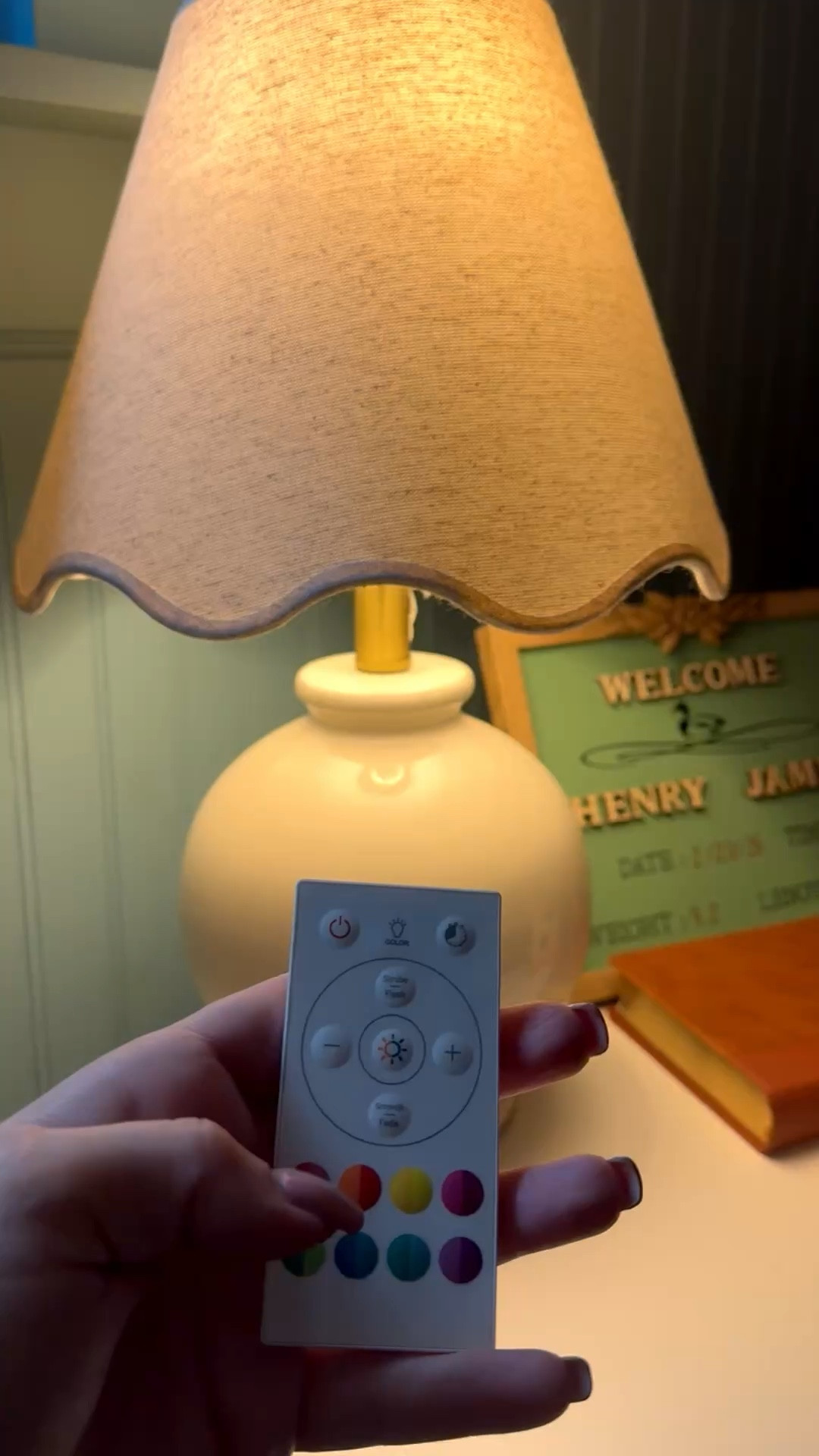 Color changing LED light bulb, perfect for night time feedings, bedrooms, and more 

#LTKmomlife #LTKHome #LTKBaby