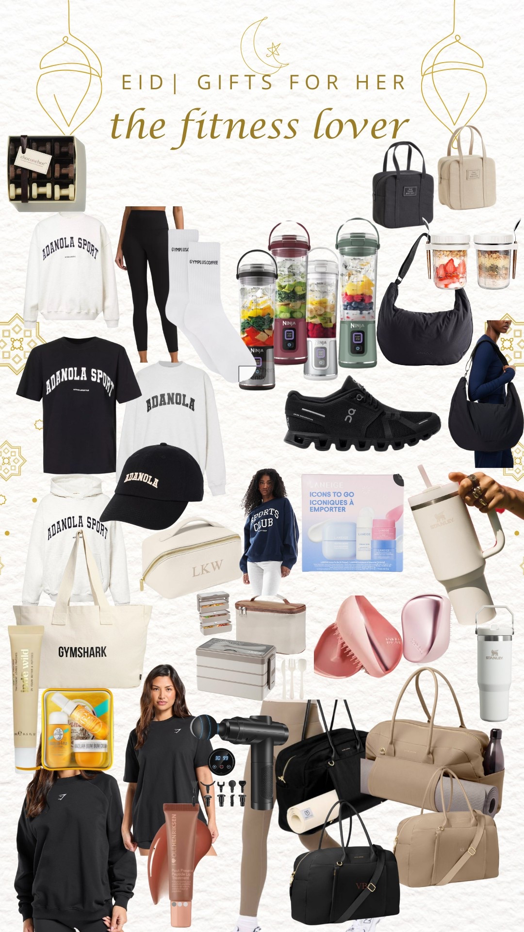 ✨EID GIFT GUIDE: FITNESS LOVERS EDIT✨

AALIYA15 for 15% off Katie Loxton 

For the active women in your life, here’s the ultimate gift guide packed with gym essentials, recovery must-haves & wellness favorites!

✔ Activewear Staples – Adanola hoodies, tees & leggings, plus the Lululemon leggings I loved from last year!
✔ Gym & Coffee Socks – The perfect cozy yet breathable socks for workouts.
✔ Stylish & Functional Bags – Gymshark tote, gym bags with yoga mat inserts & sleek travel pouches.
✔ Self-Care for Gym Showers – Hydrating lip balms, luxe body care & wellness sets.
✔ Recovery & Relaxation – A deep tissue massage gun for sore muscles.
✔ On-the-Go Nutrition – Lunch bags, containers & stackable snack boxes.
✔ Ninja Cordless Blender – SALE ALERT! Now £39.99—perfect for post-workout smoothies!
✔ Wellness Must-Haves – A beautiful wellness journal to track fitness goals & progress.
✔ Supportive Trainers – ON Running sneakers for comfort & style.

Gifting made easy for the fitness lover in your life! Which one is on your wishlist?

#LTKfit #EidGifts #WellnessEssentials #FitnessLover


#LTKfitness #LTKgiftguide #LTKsale