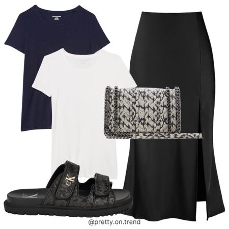 Black and white summer style  