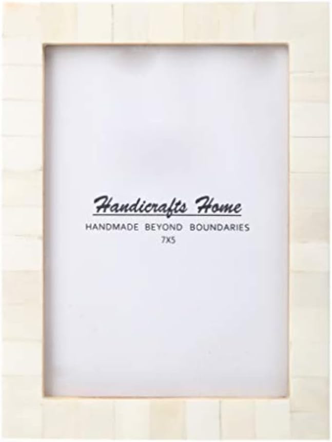 New Real Handmade Black White Bone Photo Picture Vintage Imported Chic Frame Made to Display Pict... | Amazon (US)