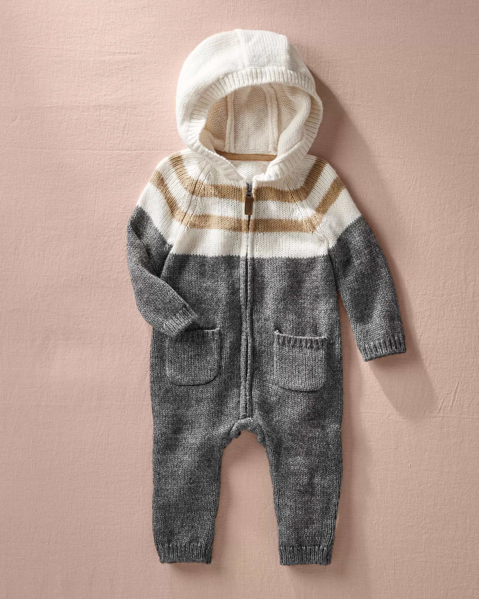 Striped Hooded Sweater Jumpsuit | Carter's