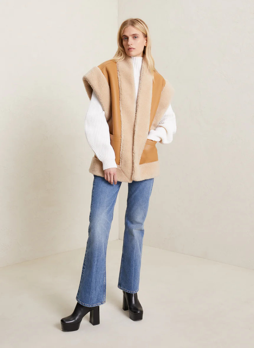 Sutton Faux Fur Vest | A.L.C