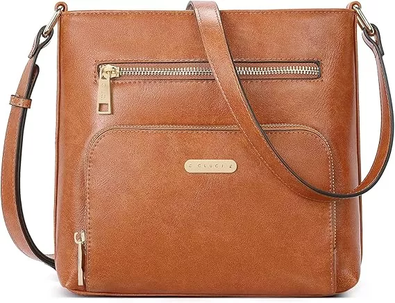 Telena Crossbody Purses for Women Medium PU Leather Shoulder Bag with Multi  Pocket for Women