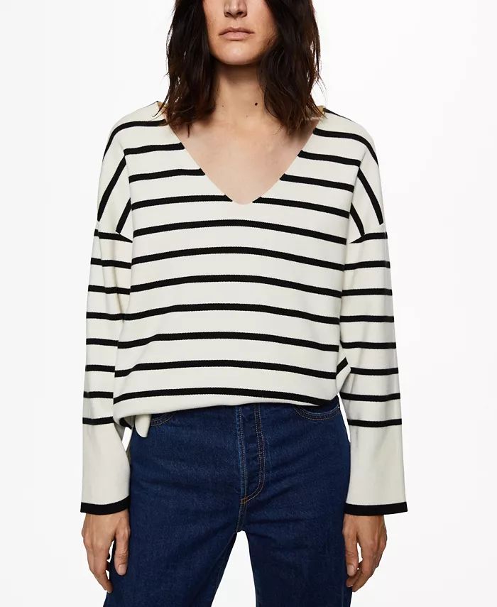Women's Oversized Striped Sweater | Macys (US)
