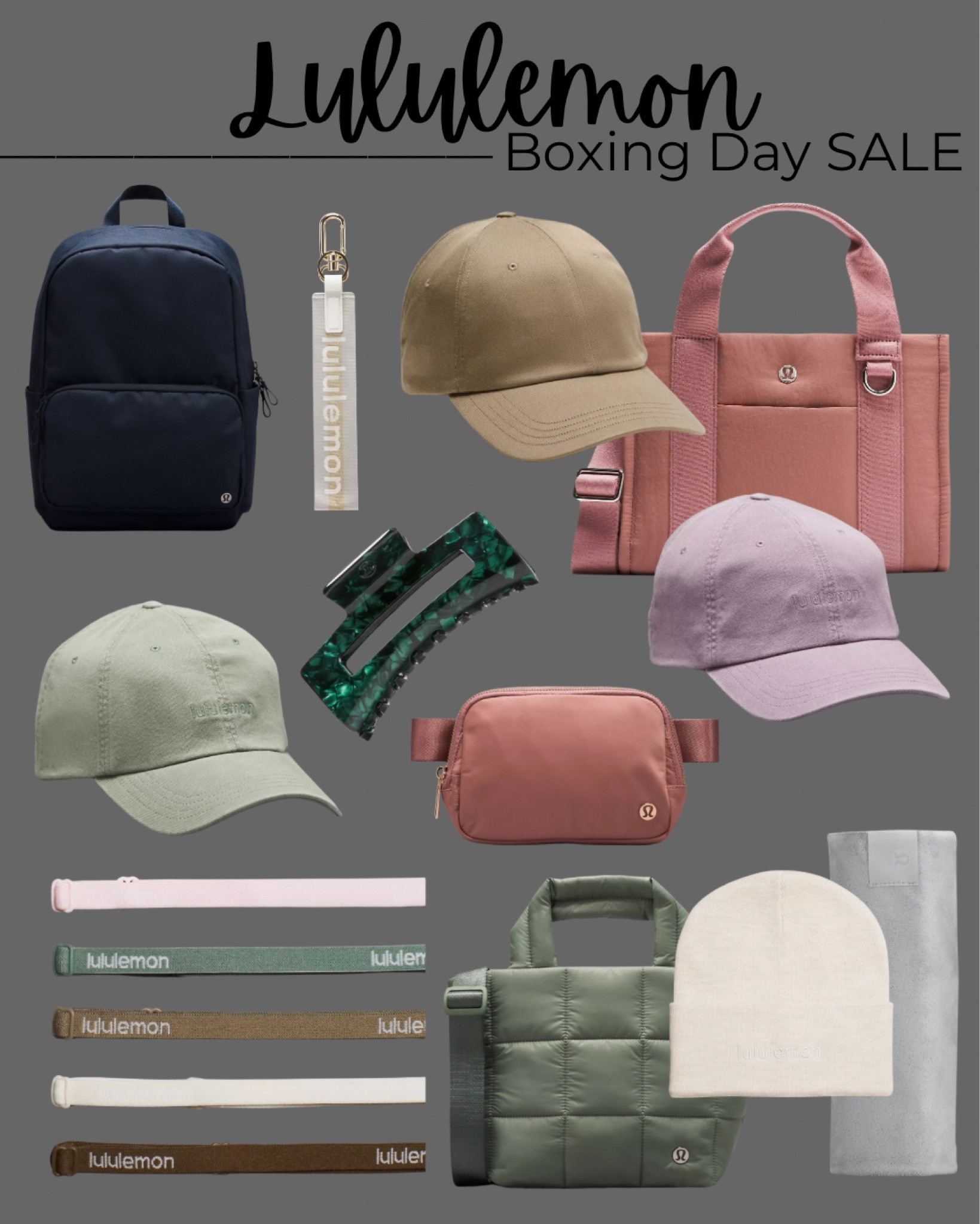 Lululemon Boxing Day. Lululemon End of the Year Sale. Lululemon Sale. Lululemon Men’s. Lululemon Women’s. Lululemon hat. Lululemon beanie. Lululemon bag. Lululemon belt bag. Lululemon book bag. Lululemon keychain. Lululemon mat. Lululemon hair clip. Lululemon accessories. 



#LTKFitness #LTKSaleAlert #LTKActive