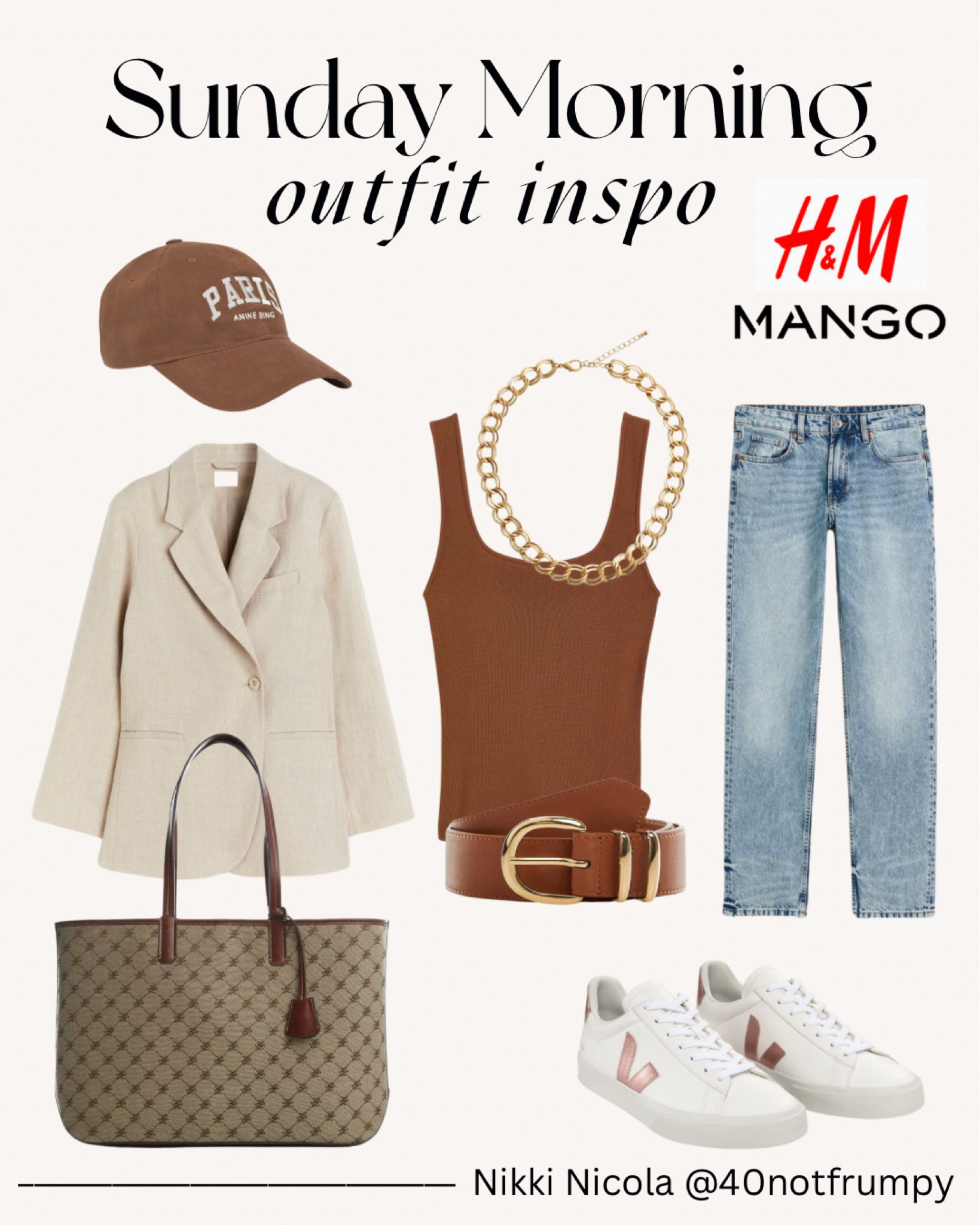 Sunday morning outfit inspiration with Spring Summer staples: a double-breasted linen blazer, straight low jeans and a tote bag.

#totebag #jeans #linenblazer #outfitinspo

#LTKeurope #LTKitbag #LTKstyletip