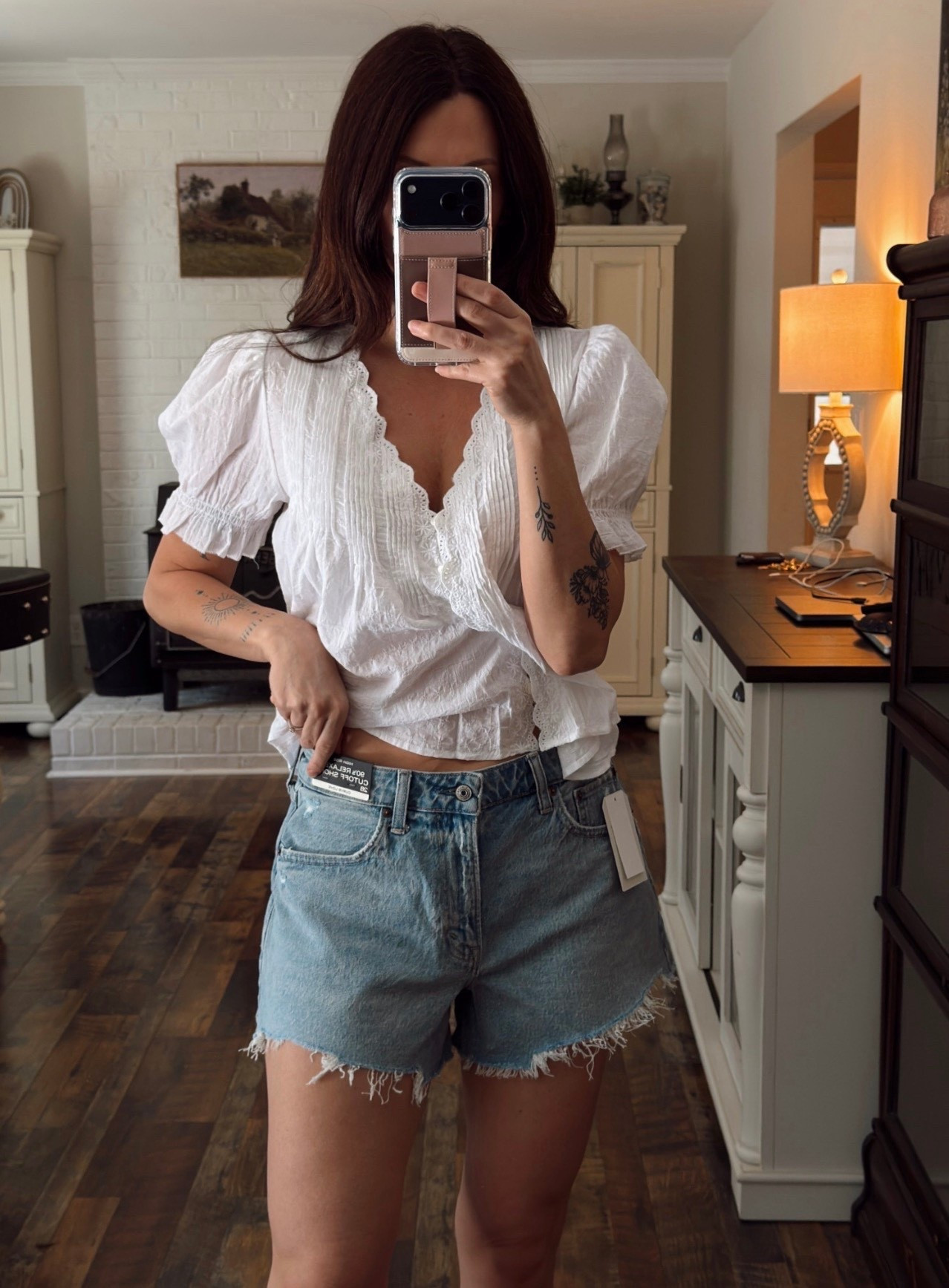 Wearing small top and 28” for the shorts 

#LTKSaleAlert #LTKSeasonal