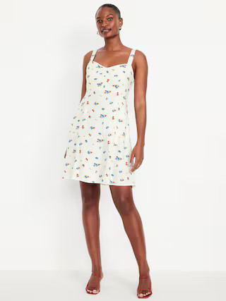 Fit & Flare Cami Mini Dress | Old Navy (US)