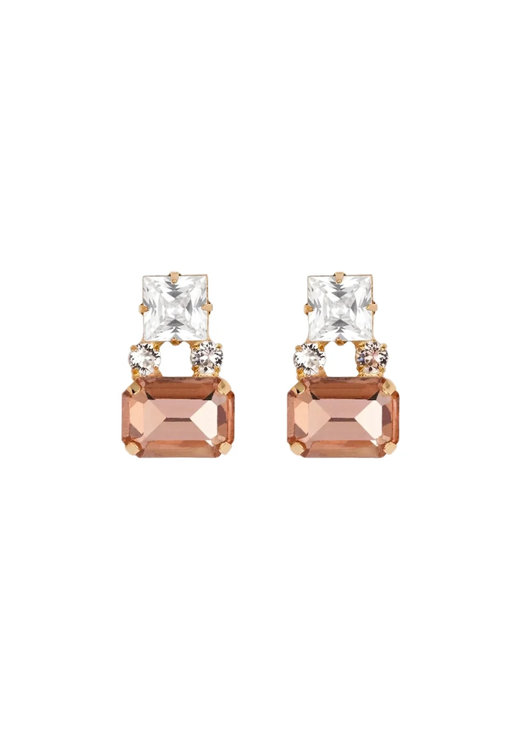 Nanette Earrings in Vintage Rose | Over The Moon