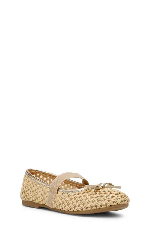 DV by Dolce Vita Monay Ballet Flat in Gold Raffia at Nordstrom, Size 5 M | Nordstrom