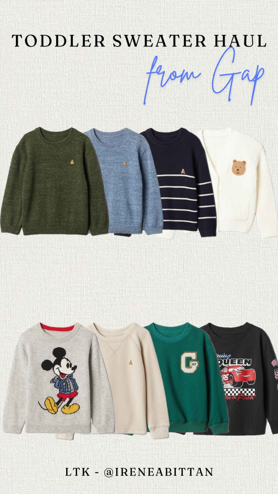 Gap winter haul for my toddler!
50% off until Oct. 20

#LTKSeasonal #LTKKids #LTKFindsUnder100