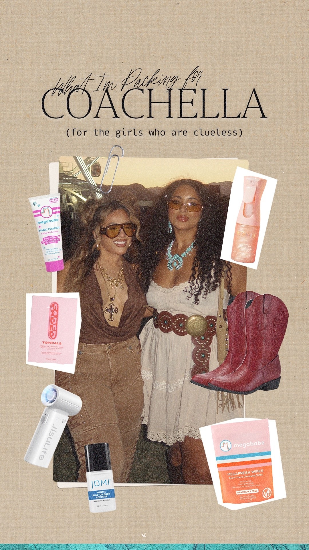 Coachella packing must haves! 