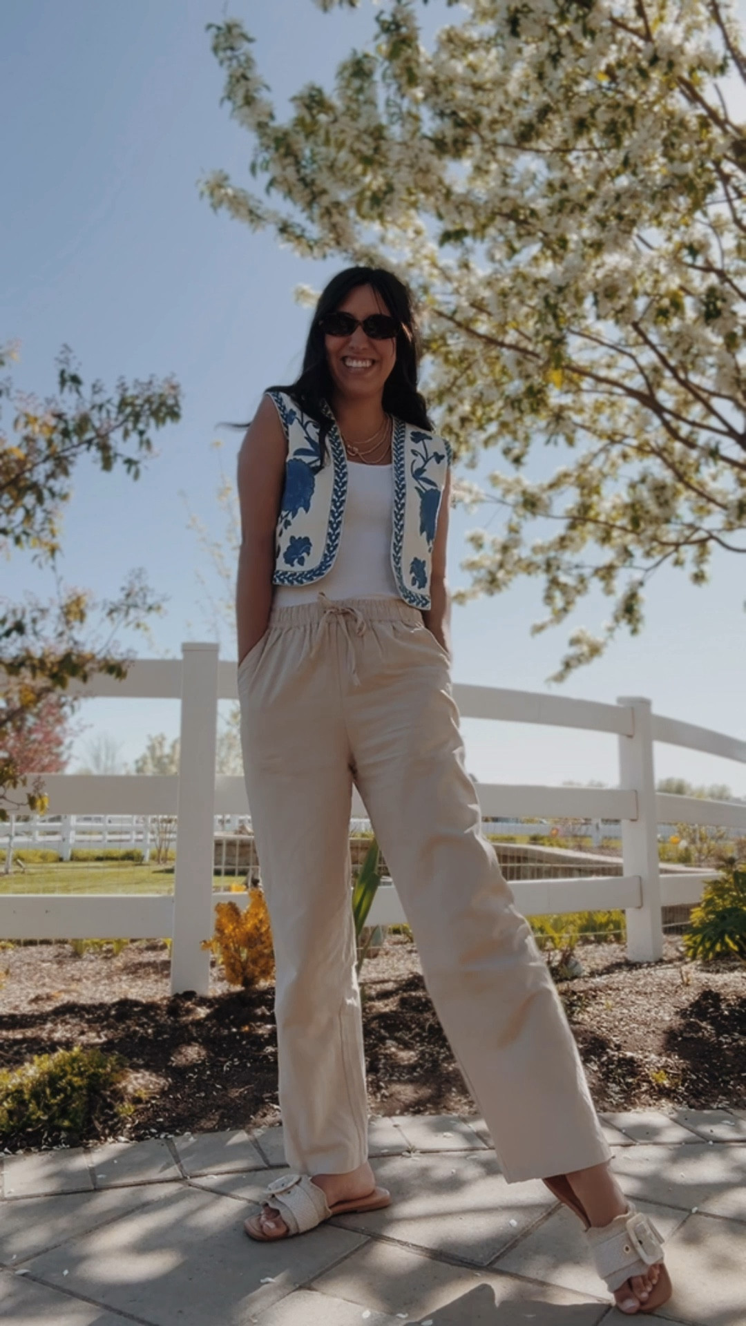My go to spring outfit! Wore this embroidered Amazon vest to a baby shower today! 
Summer outfit 

#LTKSeasonal #LTKsalealert #LTKstyletip
