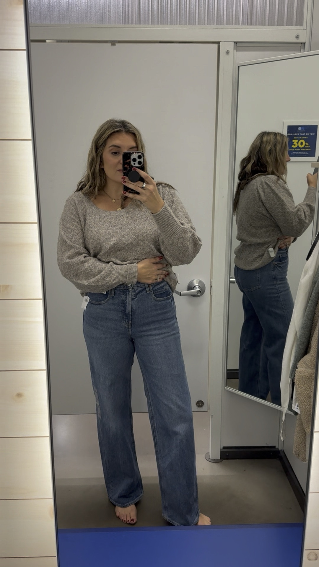 The BEST old navy jeans!! Size down if in between. In a size 6 regular length. 40% off! 

#LTKSaleAlert #LTKFindsUnder50