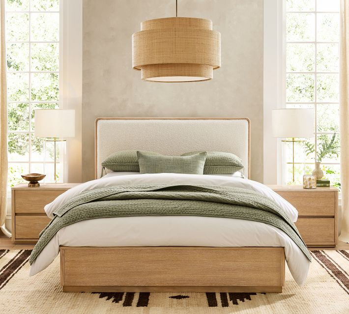 Kona Upholstered Bed | Pottery Barn (US)