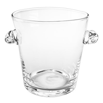 Monogrammed Glass Ice Bucket, Plain | Williams-Sonoma