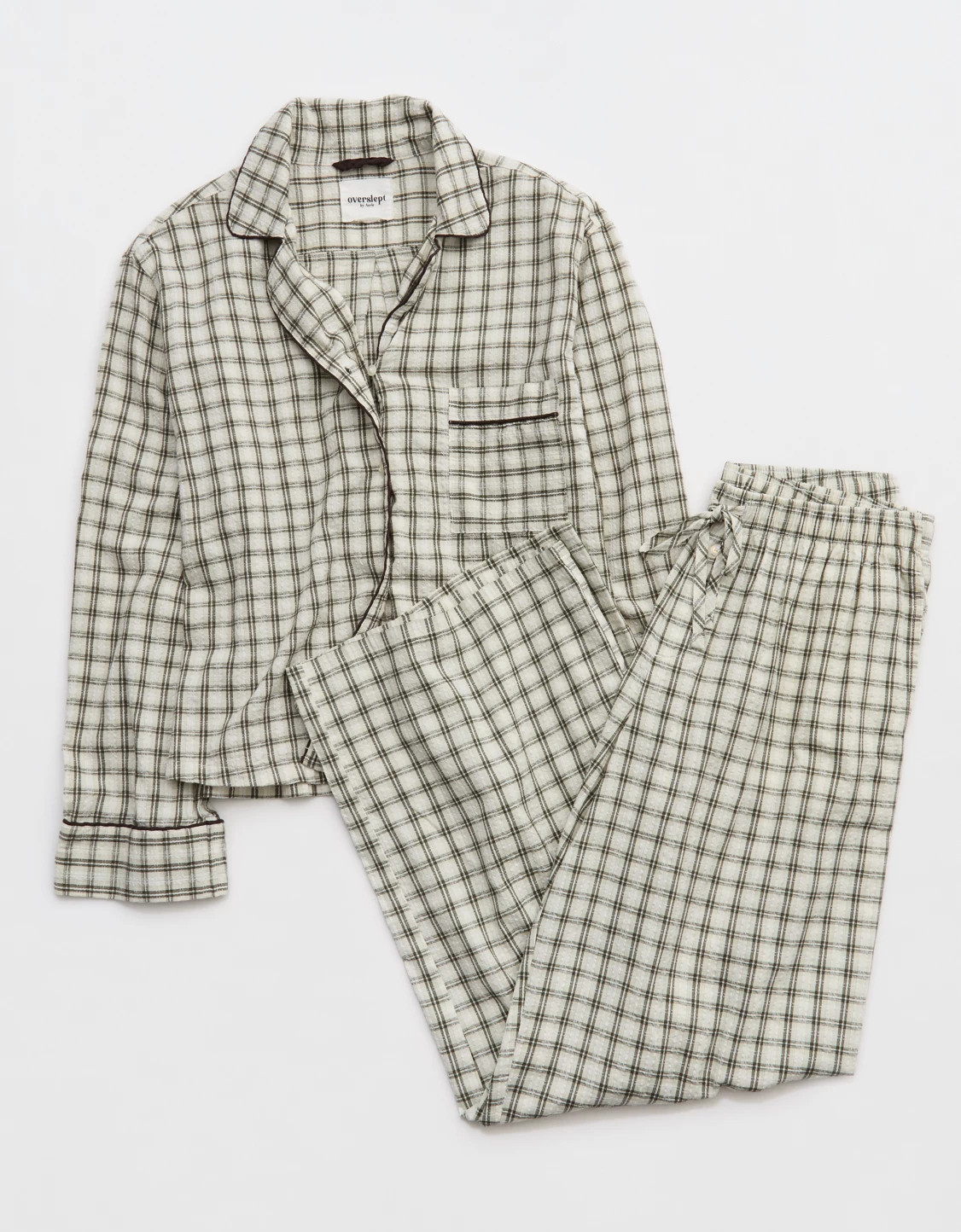 OVERSLEPT by Aerie Seersucker Trouser Pant | Aerie