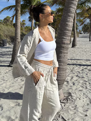 Retreat Linen Top | Athleta