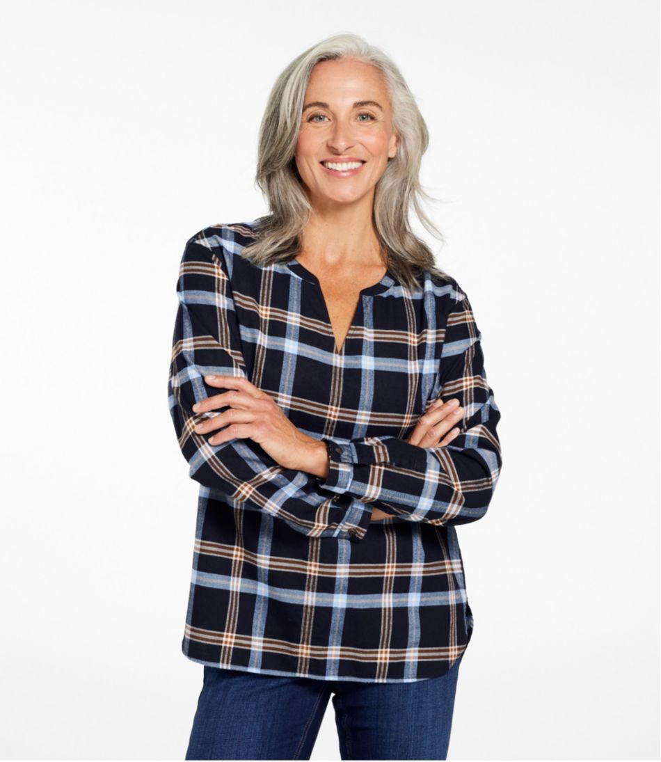 Women's Whisperweight Flannel Popover Shirt | L.L. Bean