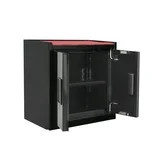 Hyper Tough Mini Tool Cabinet – 11.6-Inch Steel Storage Cabinet, Black, Double Doors & Non-Slip... | Walmart (US)