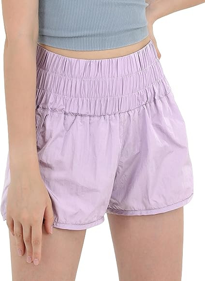 ODODOS Go-to Athletic Shorts, Elastic High Waist Workout Shorts for Women, Quick Dry Casual Summer G | Amazon (US)