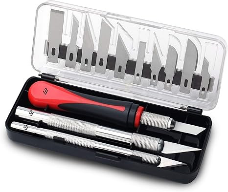 Fancii Precision Craft Knife Set 16 Pieces - Professional Razor Sharp Knives for Art, Hobby, Scra... | Amazon (US)