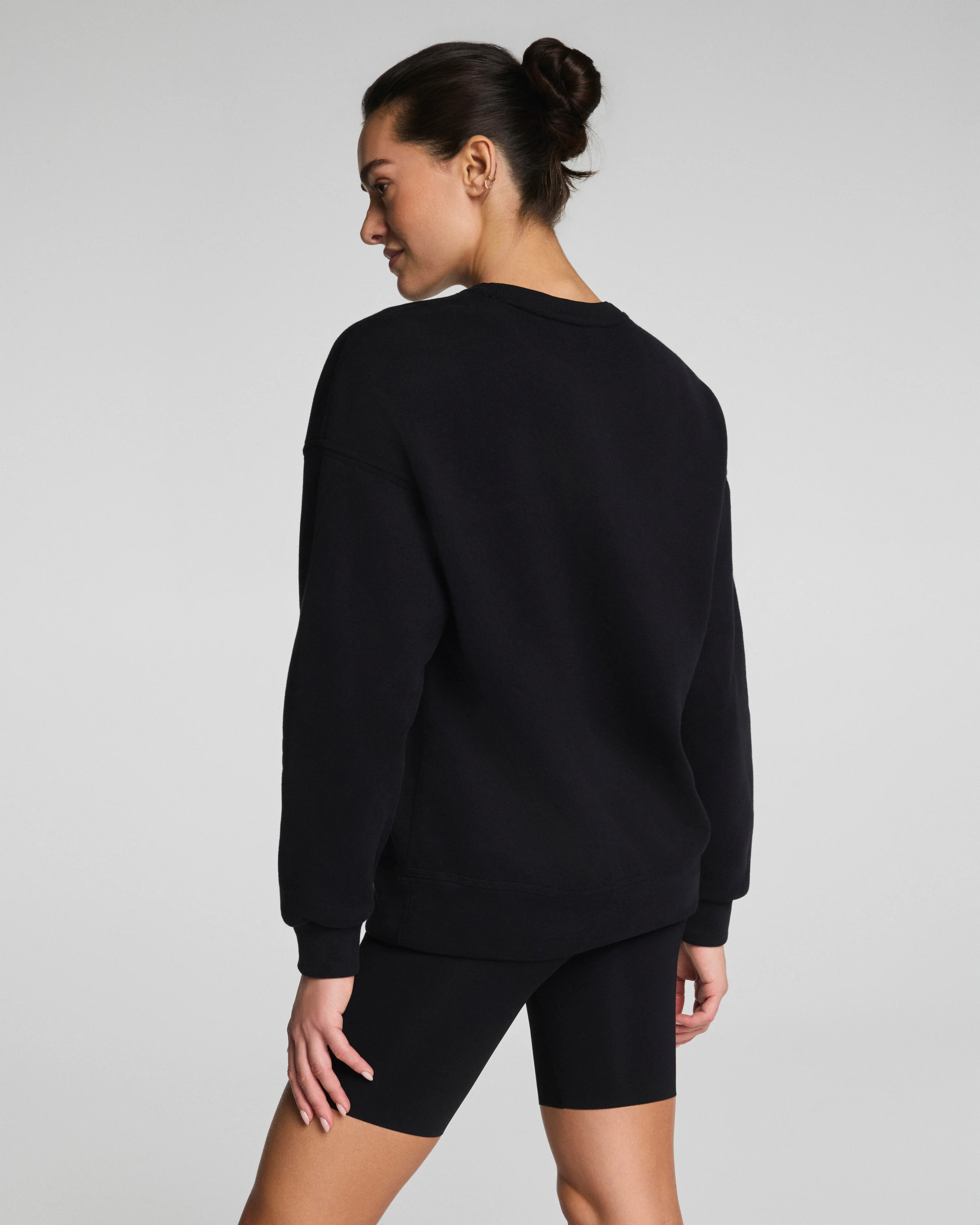 SPANX® BoostUpCotton Fleece Crewneck Tunic | Spanx